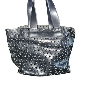 Furla Vintage Perforated Leather Tote Bag